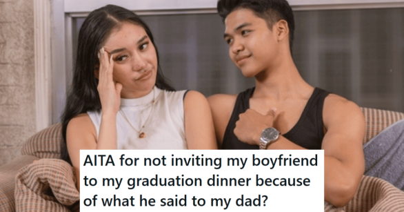 Young couple with annoyed girl