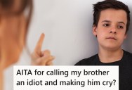 She Laid Down Some Harsh Words With Her Brother, But He Thinks She Was Way Too Tough