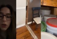 Homeowners Were Doing Some Renovations, But Then They Discovered A Series Of Mysterious Buckets In The Walls. – ‘We have no idea what’s in them at all.’