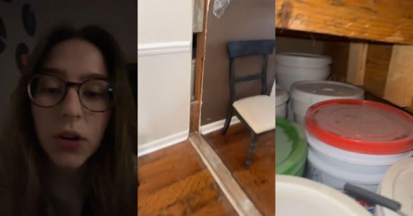 A home being renovated