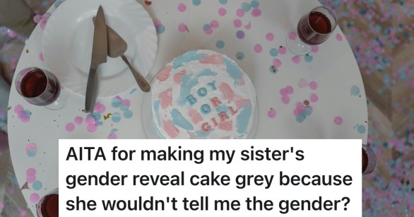 boy or girl gender reveal cake