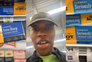‘This is seriously sharp.’ – Grocery Store Customer Was Just Trying To Buy Some Cheddar, But The Options Available Made Her Question Everything