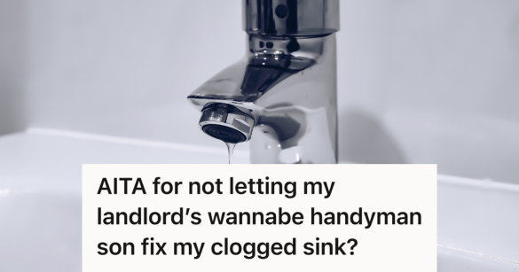 chrome sink dripping water