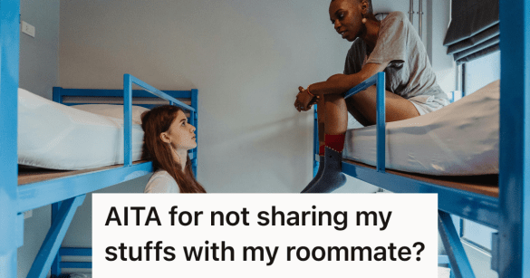 college roommates sitting on bunk beds