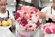 Walmart Cake Decorator Reveals How She Created A Stunning $20 Cupcake Bouquet