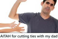 His Dad Seems To Have Chosen A New Family, And While Dad Needs His Support, He Needs To Cut Him Off