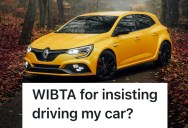 A Future Son-in-Law Wants To Bring His Own Ride On A Family Trip, But The Family Is Being A Little Too Intense About It