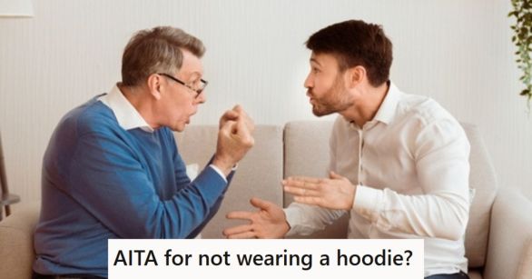 Father and son arguing