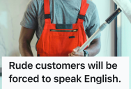 Entitled Guests Demanded Service Without Respect, So One Janitor Made Them Earn Every Bit of Communication