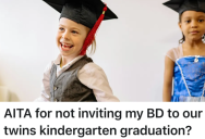 Mom Leaves Absent Dad Off Twins’ Kindergarten Graduation Guest List, But Is It Petty Or Protective?