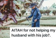 She Refused To Help Her Husband Plant 12,000 Flowers, And Now He’s Pouting, Even Though It Was His Job
