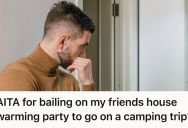 Friend Prioritized Their Recovery Over A Housewarming Party, But Their Commitment To Their Health Came At The Cost Of Disappointing Others