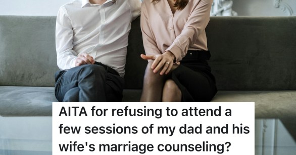 couple sitting in marriage counseling