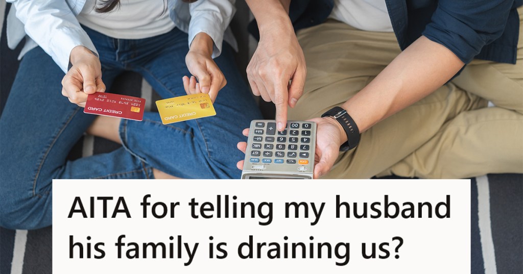 couple with credit cards doing financial calculations