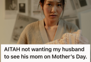 Selfish Husband Chose To Spend Mother’s Day With His Mom, So His Wife Had To Spend Her First Mother’s Day Alone With Their Baby