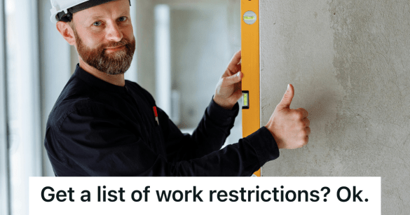 older contractor giving a thumbs up