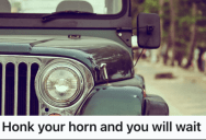 Impatient Driver Kept Honking At Him When He Was Trying To Park His Big Vehicle, So This Man Educated Him With A Little Patience