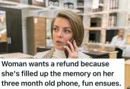 Rude Phone Store Customer Insists That Her Phone Needs To Be Repaired, But There’s Actually Nothing Wrong With The Phone