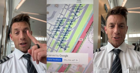 Pilot Pete describing Newark traffic