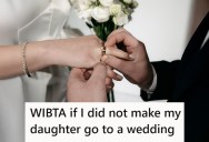 Her Fifteen-Year-Old Daughter Is Opposed To Weddings, So Should She Make Her Go to One Anyway?