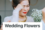 Wedding Venue Refused To Refrigerate Delicate Florals Overnight, So Bride Accused The Grocery Store Of Destroying Her Ceremony