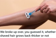 A Myth About Hair Growth Started A Google Fight, And Then A Real Fight And A Break Up