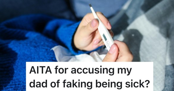 sick person holding a thermometer and tissues