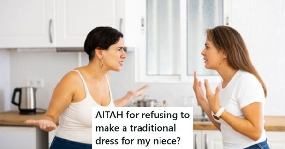 Two sisters arguing