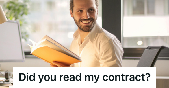 smiling white collar worker at the office