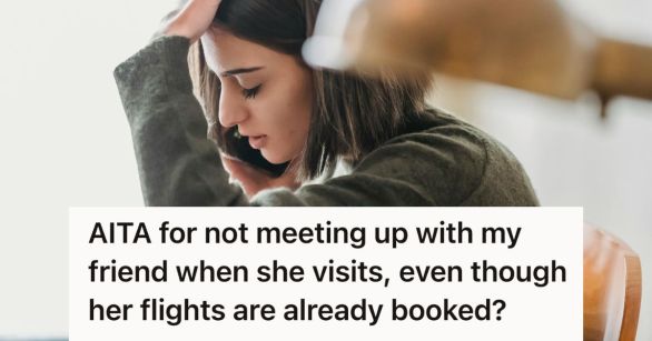 stressed woman talking on her phone