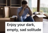 Their Roommate Threatened Them, So They Moved All Their Belongings Out Of The Apartment