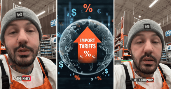 Man talking with Tariffs image