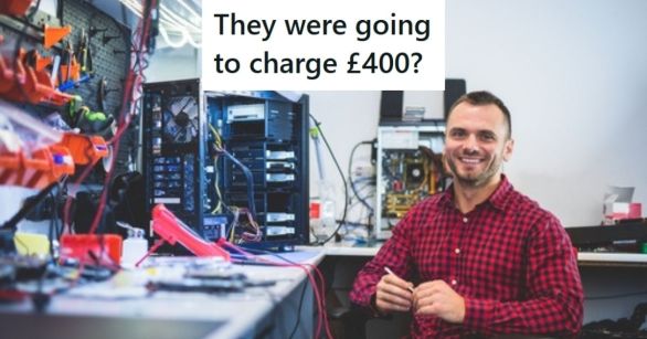 Computer repair technician