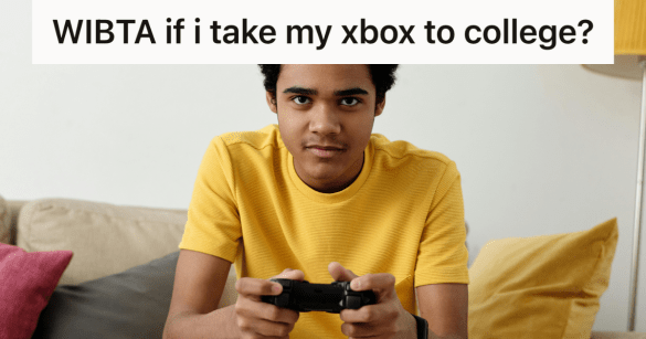 teen boy sitting on the couch playing video games