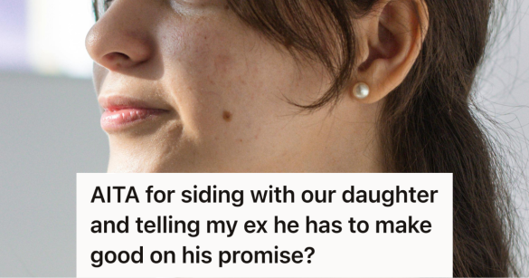 teenager wearing earrings close up