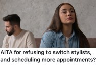 Her Husband Thinks His YouTube Haircutting Skills Are Good Enough For Their Kids’ Hair, But She Prefers To Take The Kids To Her Stylist