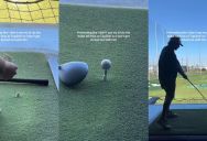 Her Boyfriend Did The Illegal “Dollar Bill Trick” At Top Golf, But She’s Turning A Blind Eye