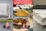 A Customer Accused Panda Express Of “Shrinkflation” And He’s Getting Out His Tape Measure To Prove It