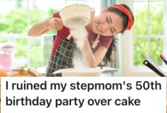 Their Evil Stepmom Made Fun Of Their Baking, So They Ruined Her 50th Birthday With A Nasty Cake