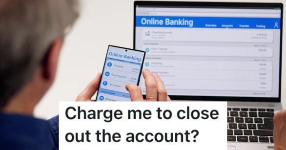 man using a phone and a computer