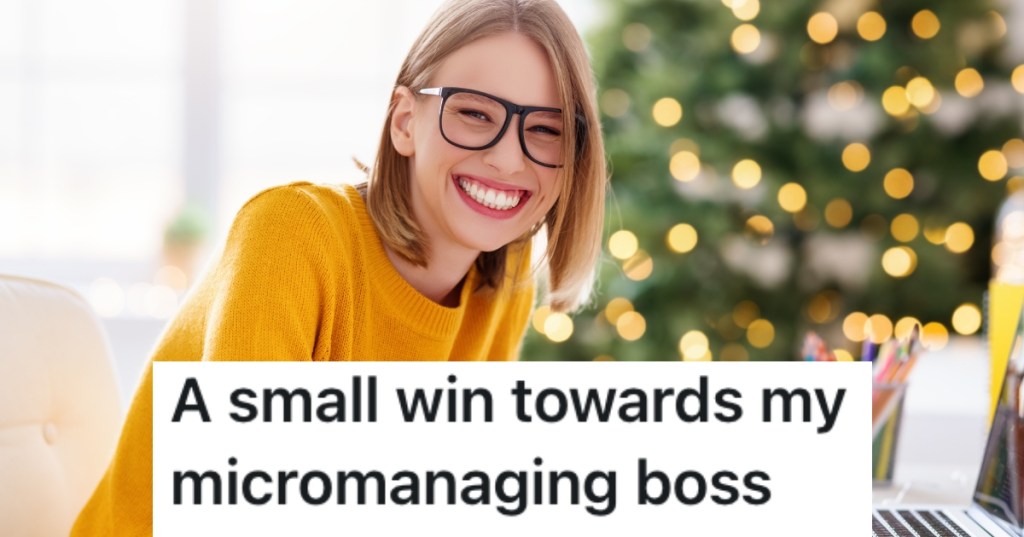 woman with glasses laughing