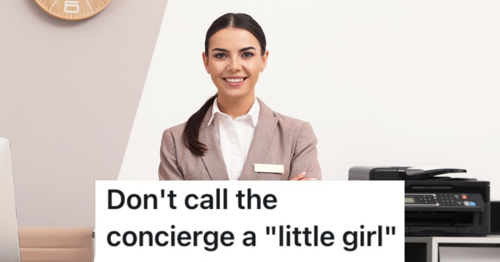 hotel front desk worker