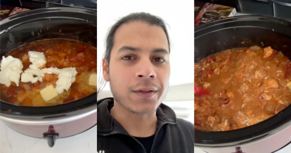 a crock pot in a kitchen