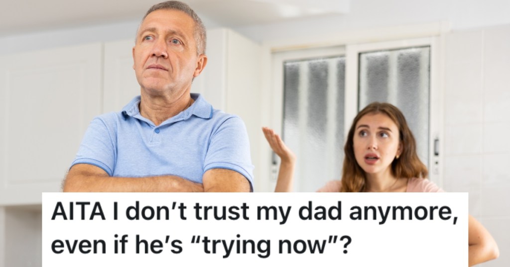 woman arguing with older man