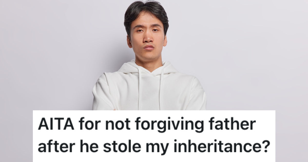 serious man with white sweatshirt