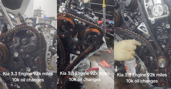 photos of a kia engine