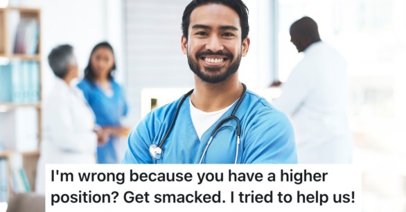 male nursing in uniform