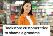 Customer Insulted A Woman And Her Grandkids, So This Bookstore Worker Embarrassed Him