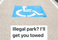 Two Able Drivers Parked Illegally In Handicapped Spots, So This Person Called The Cops