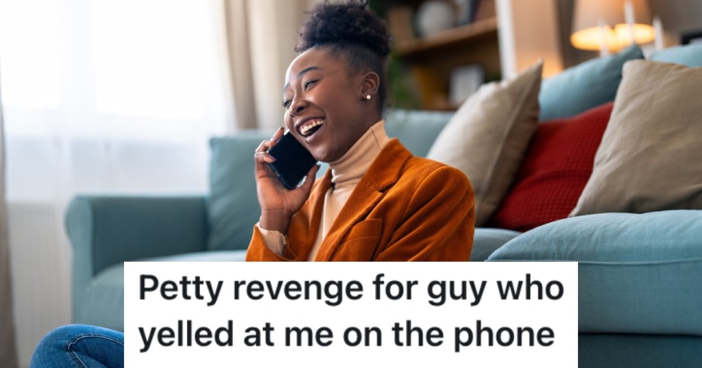 woman talking on a phone